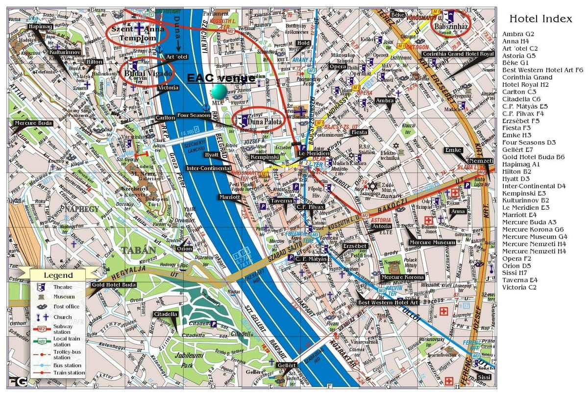지도 힐튼 부다페스트