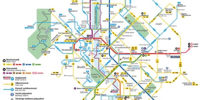 부다페스트 bkk 지도